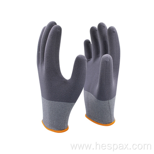 Hespax Protective Hand Gloves Seamless Knitted Safety Shell